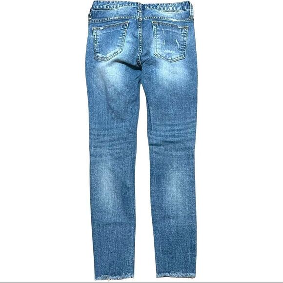 Bakerstreet Distressed Skinny Raw Hem Jeans SIZE 26 - Picture 2 of 15